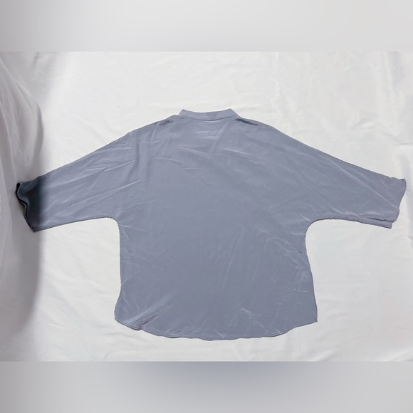 3/4 Sleeve 100% Silk Blouse - Picture 6 of 10